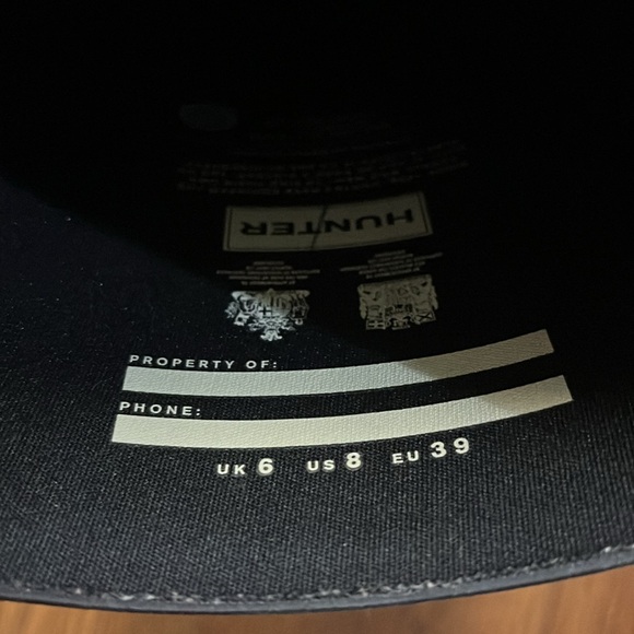 Hunter Rain Boots Glossy Navy Size 8 NWOT - Picture 3 of 10